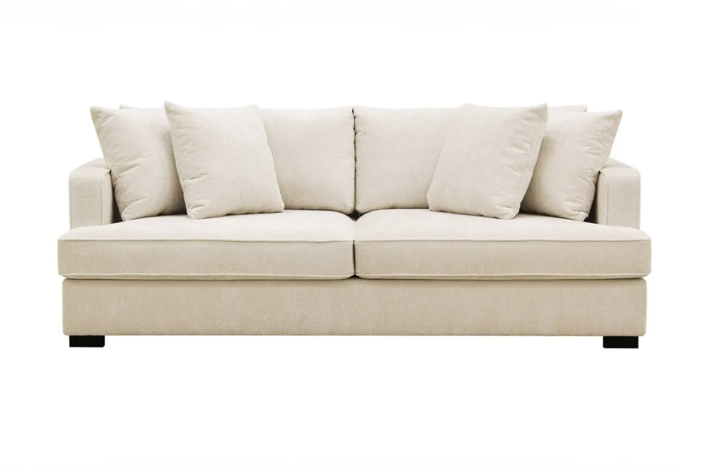 Rossita 3-sits Djup Soffa i Chenille - Beige