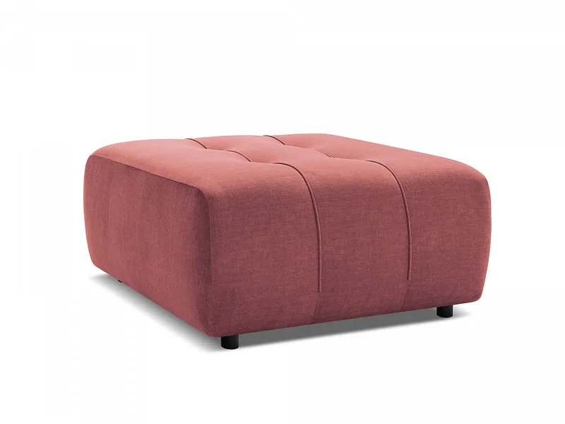 Hocker BOBOCHIC ARSENE 100x100x45cm samt orange