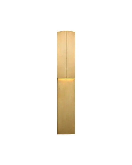 Rega 30" Folded Sconce Antique Brass
