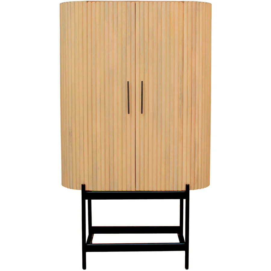 Highboard Derik natur Mangoholz B 100 H 172 cm