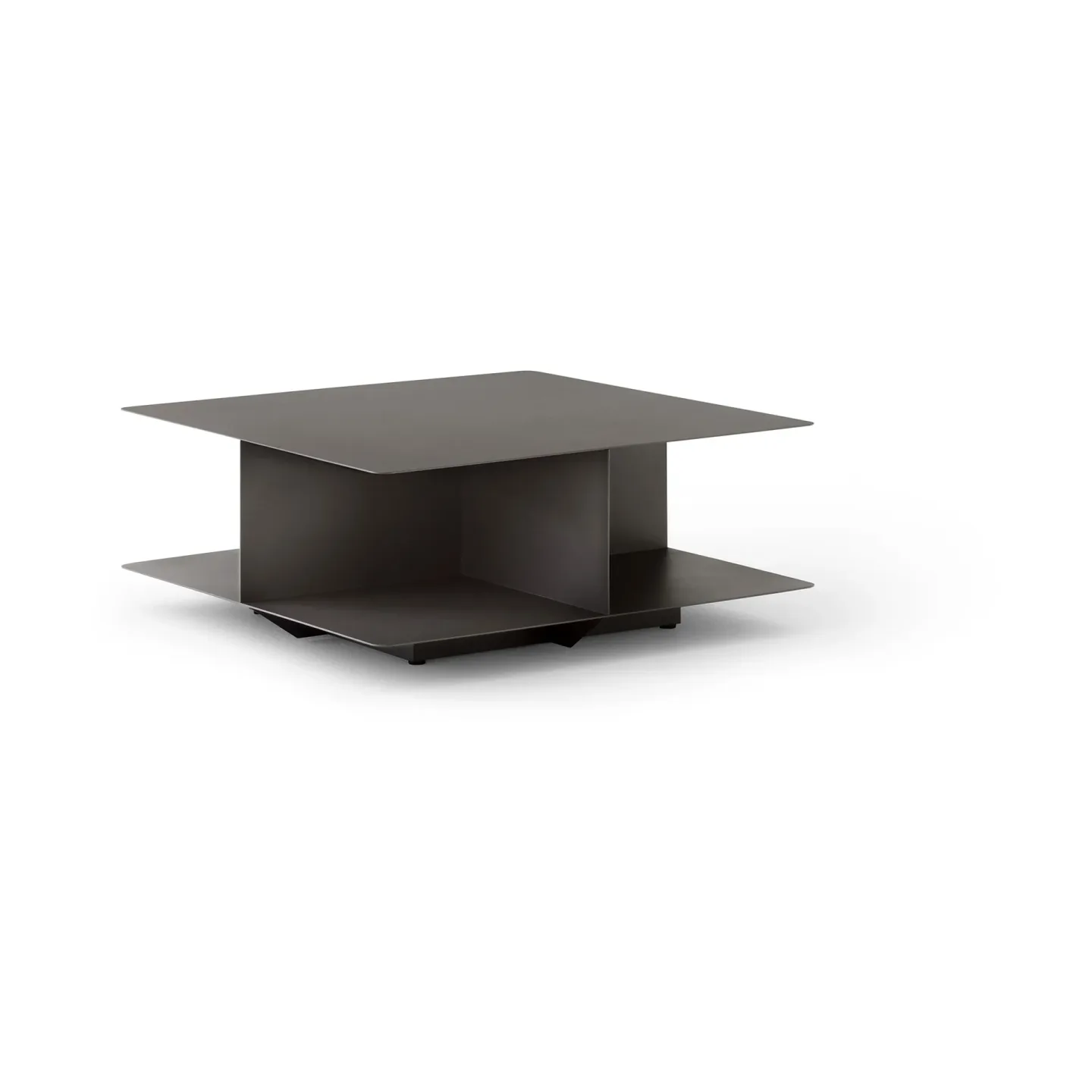 &Tradition Develius EV3 Couchtisch Steel stone grey, Ø89x40 cm