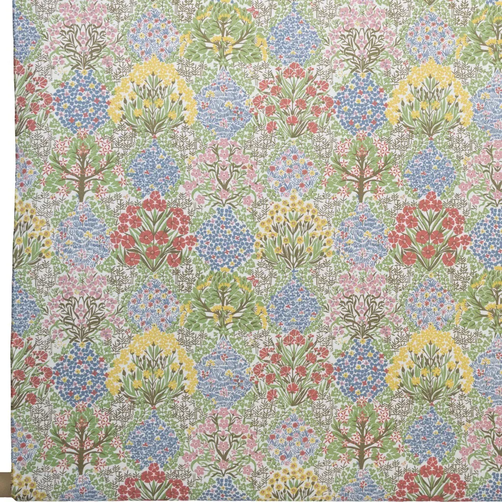 Almedahls Botanic Garden Stoff Multi-Blau