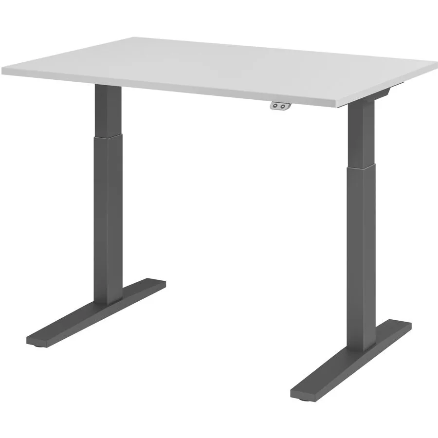 Schreibtisch Office grau Holzwerkstoff B 120 T 80 cm