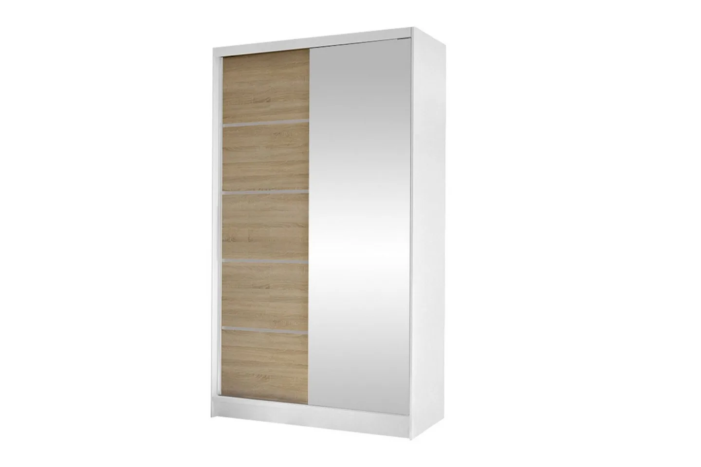 Glenmore Garderob m. Spegel White -
