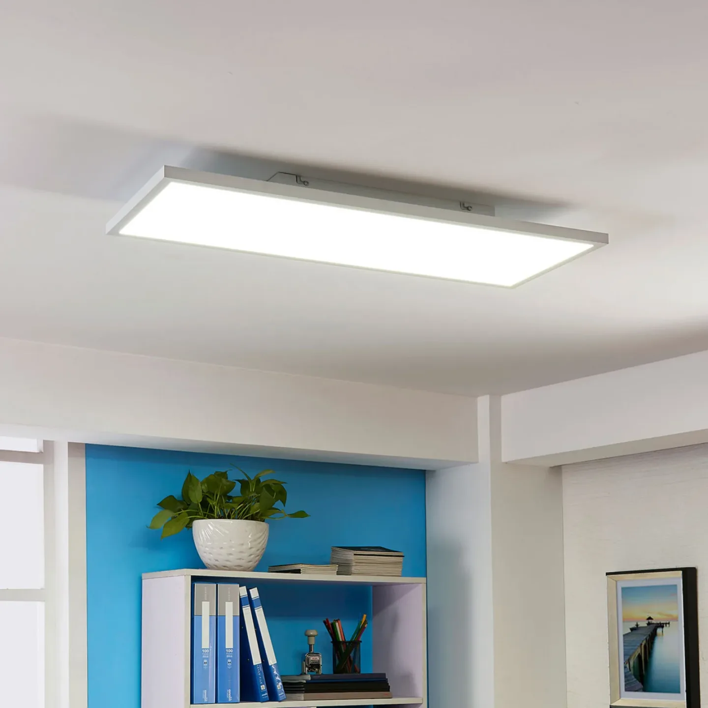 Philia Plafond 3000-6000K 80x29,5 White - Arcchio - Vardagsrum - Modern - Plast - Vinklad