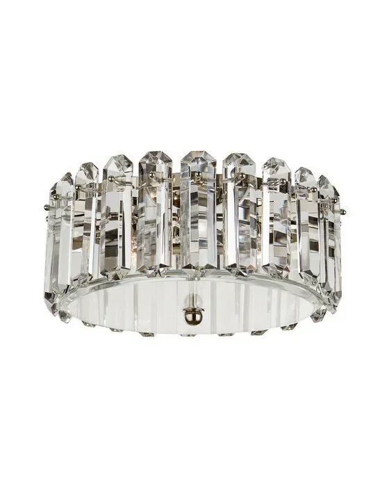 Bonnington Medium Flush Mount Polished Nickel