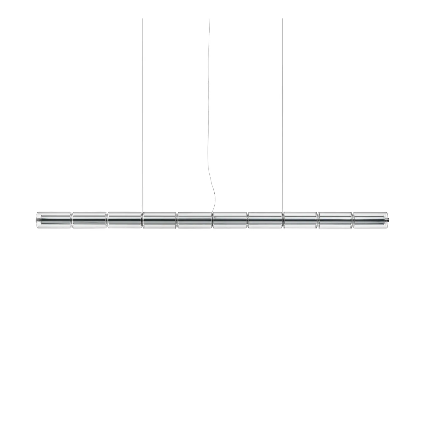Flos Luce Cilindrica S2 pendel 207,2 cm Glass