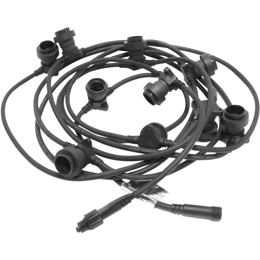 Star Trading Lichterkette Connecta Kunststoff 735 cm - Farbe: schwarz