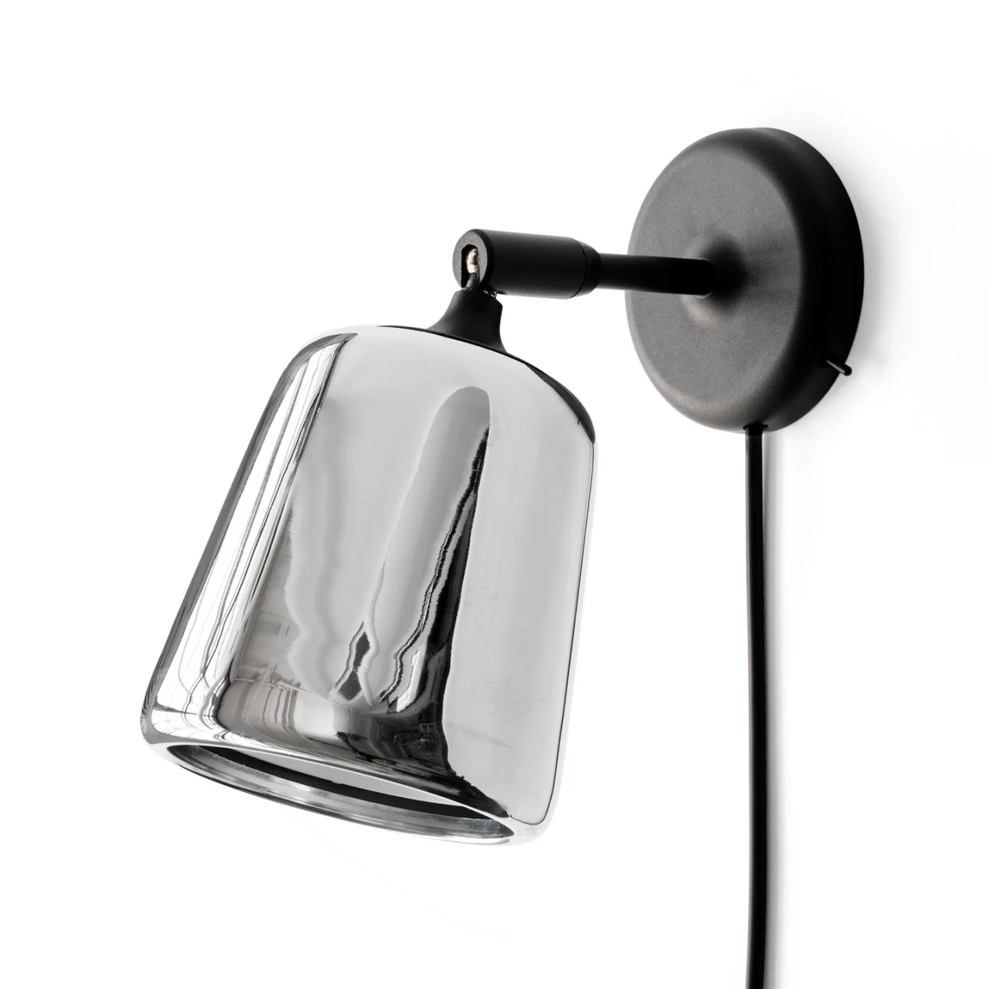 New Works Material Wandleuchte Stainless steel