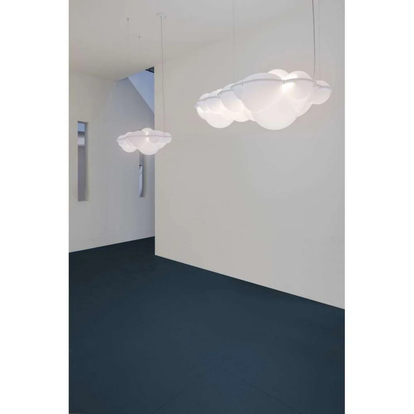 Nuvola LED Pendelleuchte Minor White - Nemo Lighting - Wohnzimmer - Kunststoff