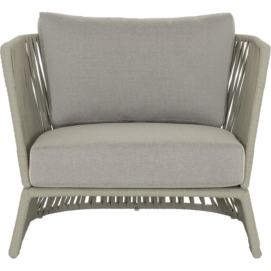 Loungesessel California greige Stahl T 77 cm