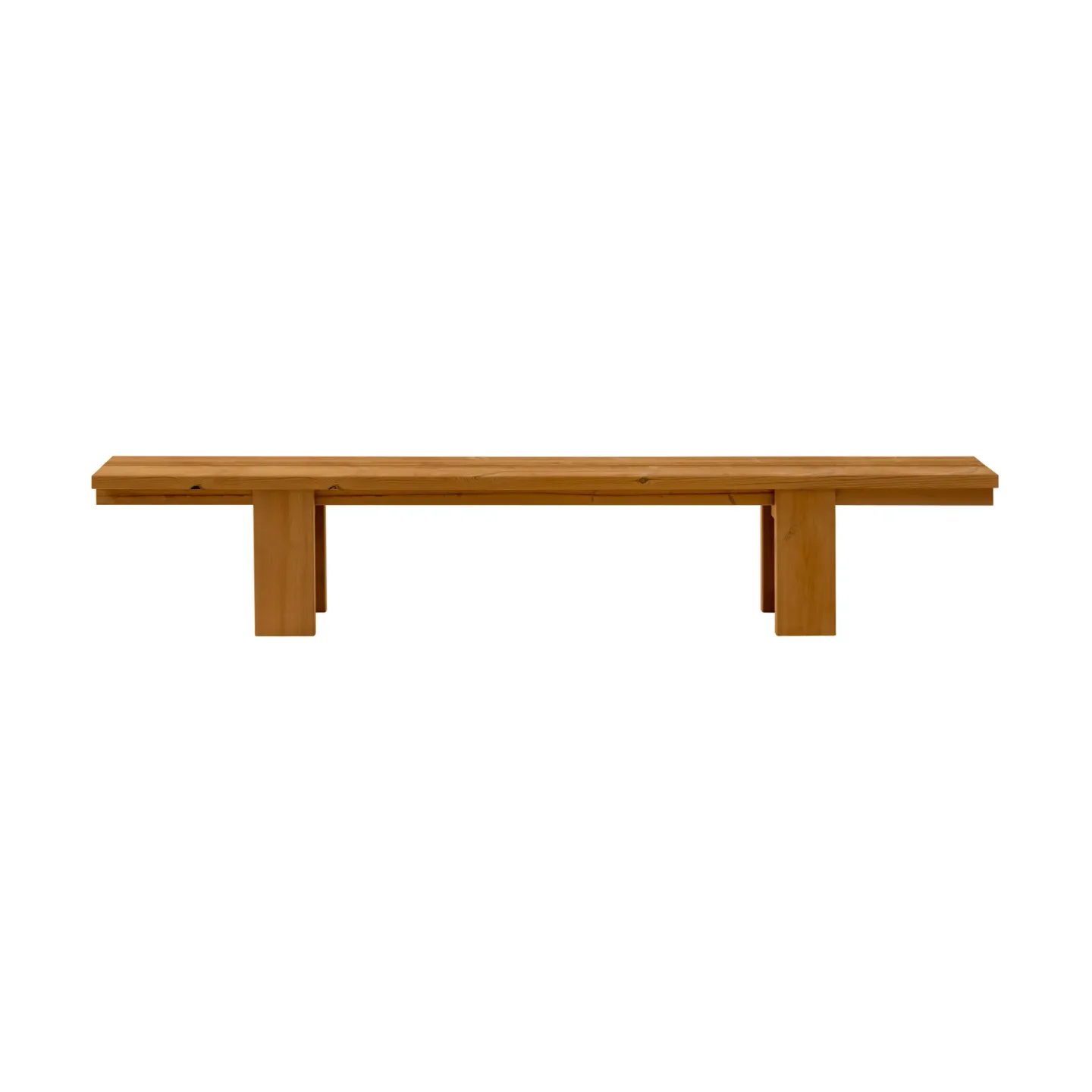 Vaarnii 013 Osa Outdoor Bench bänk Värmebehandlad furu, 270x37x49 cm