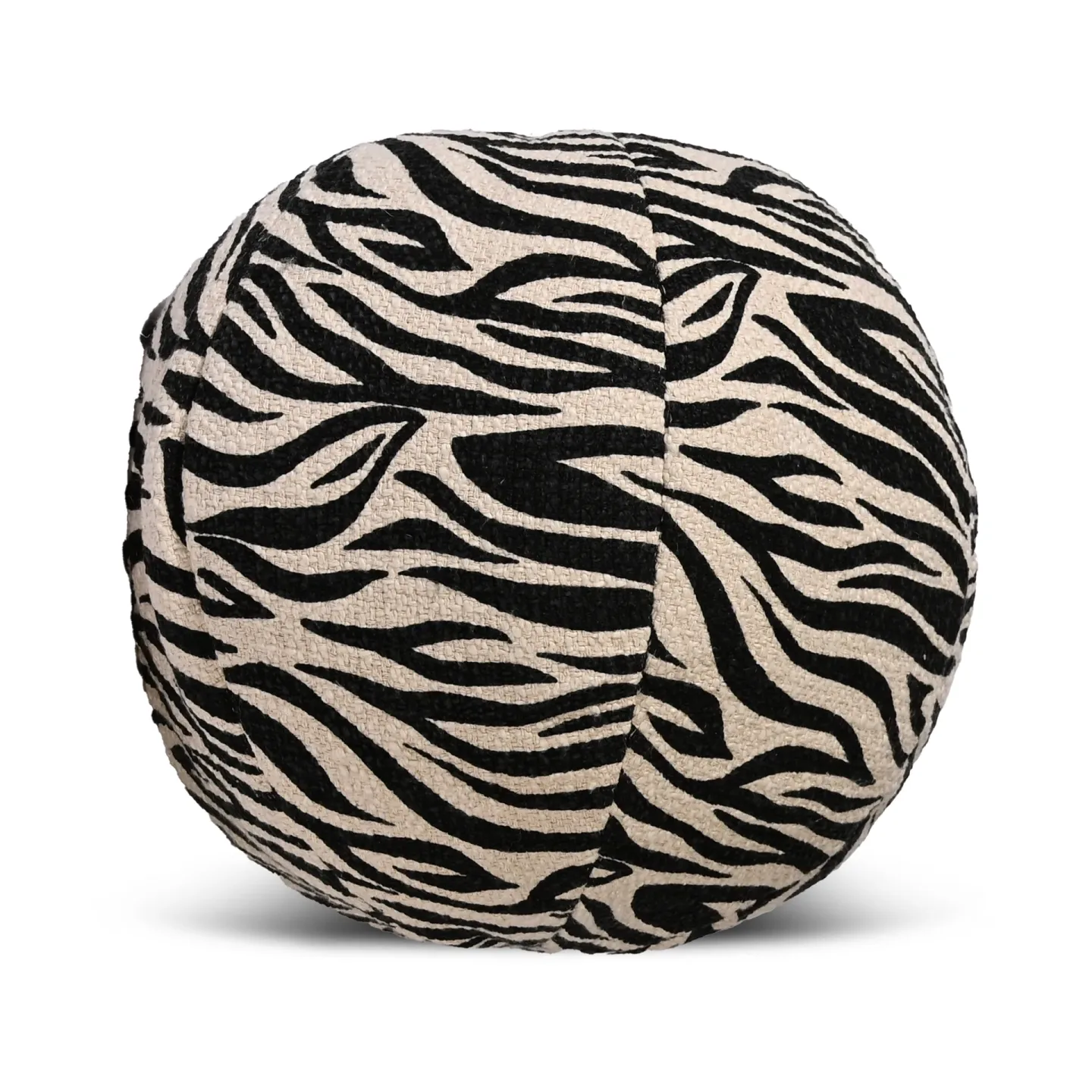 Byon Anima Kissen Ø35 cm Zebra-schwarz
