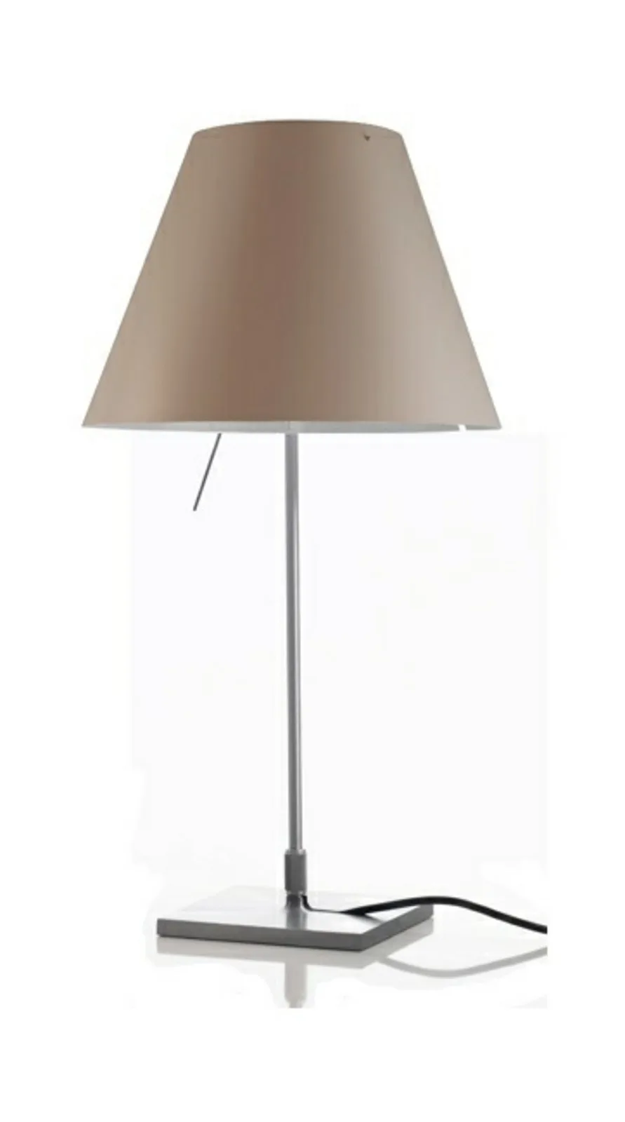 Costanzina Tischleuchte Shaded Stone - Luceplan - Wohnzimmer - Aluminium