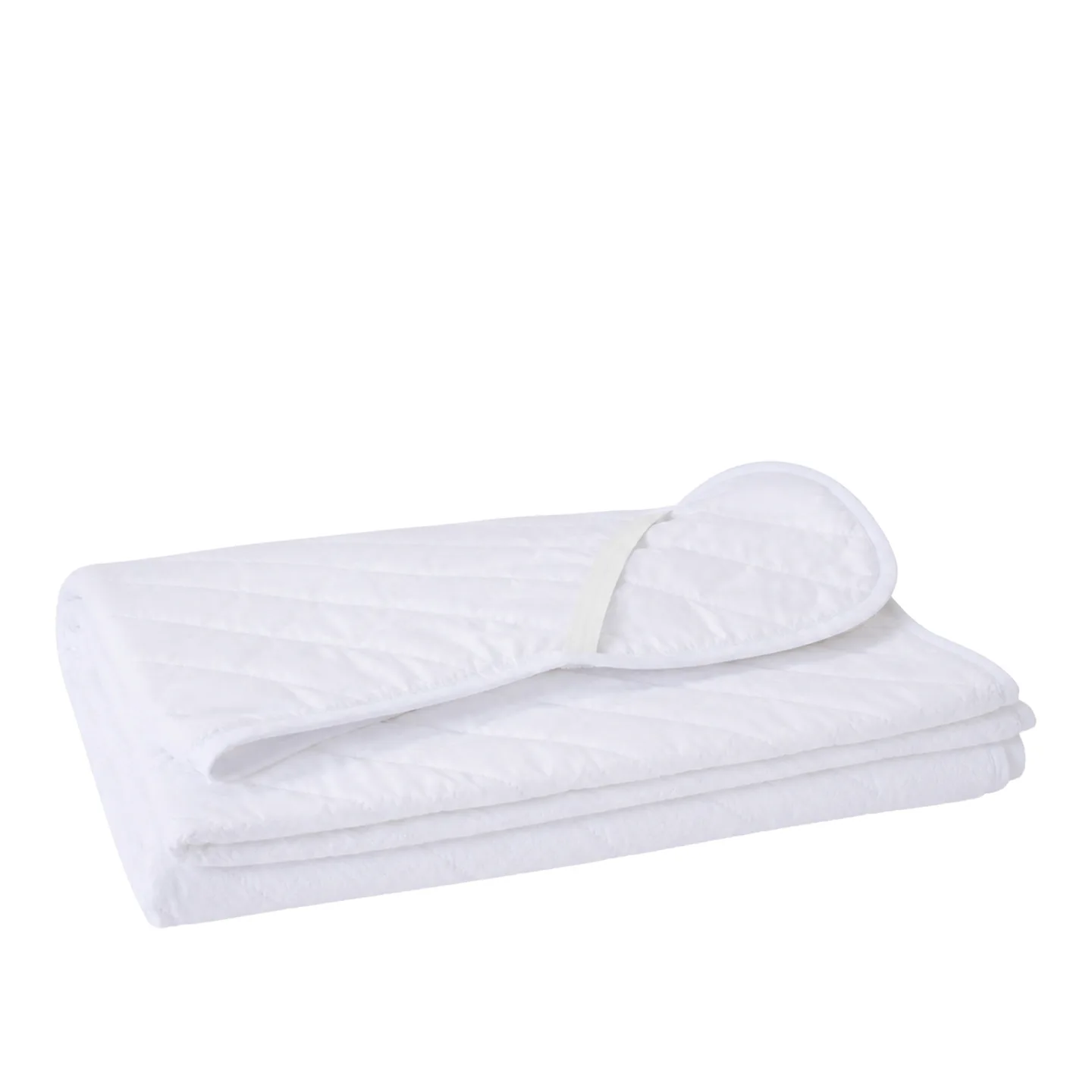 Mille Notti - Quilt Madrasskydd, Vit, 90x200 - Kudd- och madrasskydd - Vit