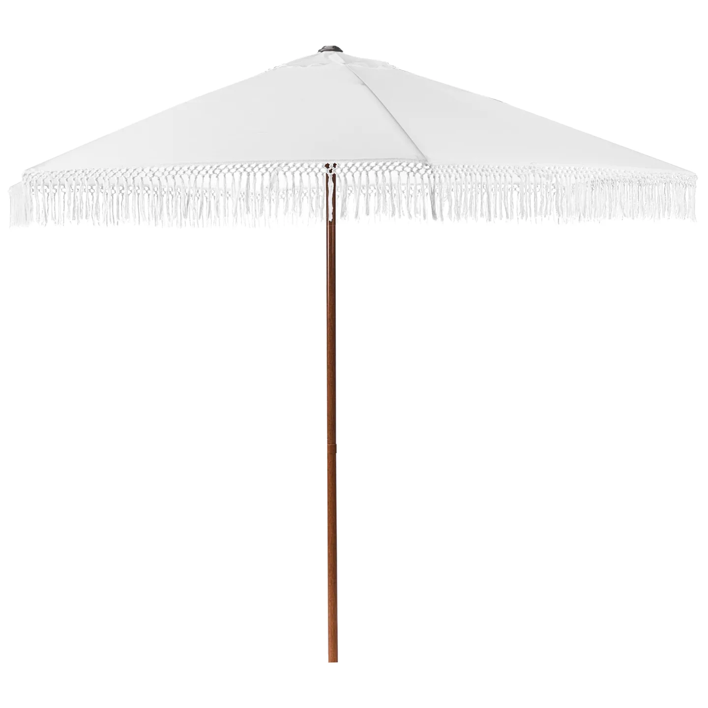 Parasoll utomhus 258 cm Murasa - vit/brun