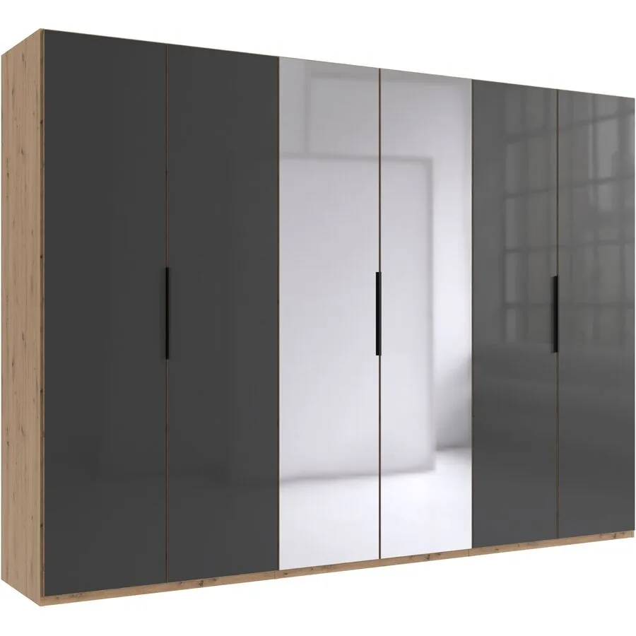 Kleiderschrank Sanko Eiche Nachbildung Holzwerkstoff B 300 cm