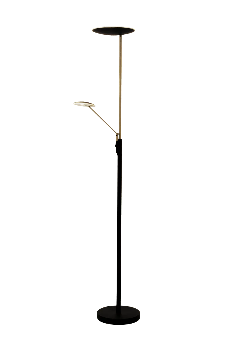 Aneta Lighting - Cadiz - Golvlampa - Svart/mässing