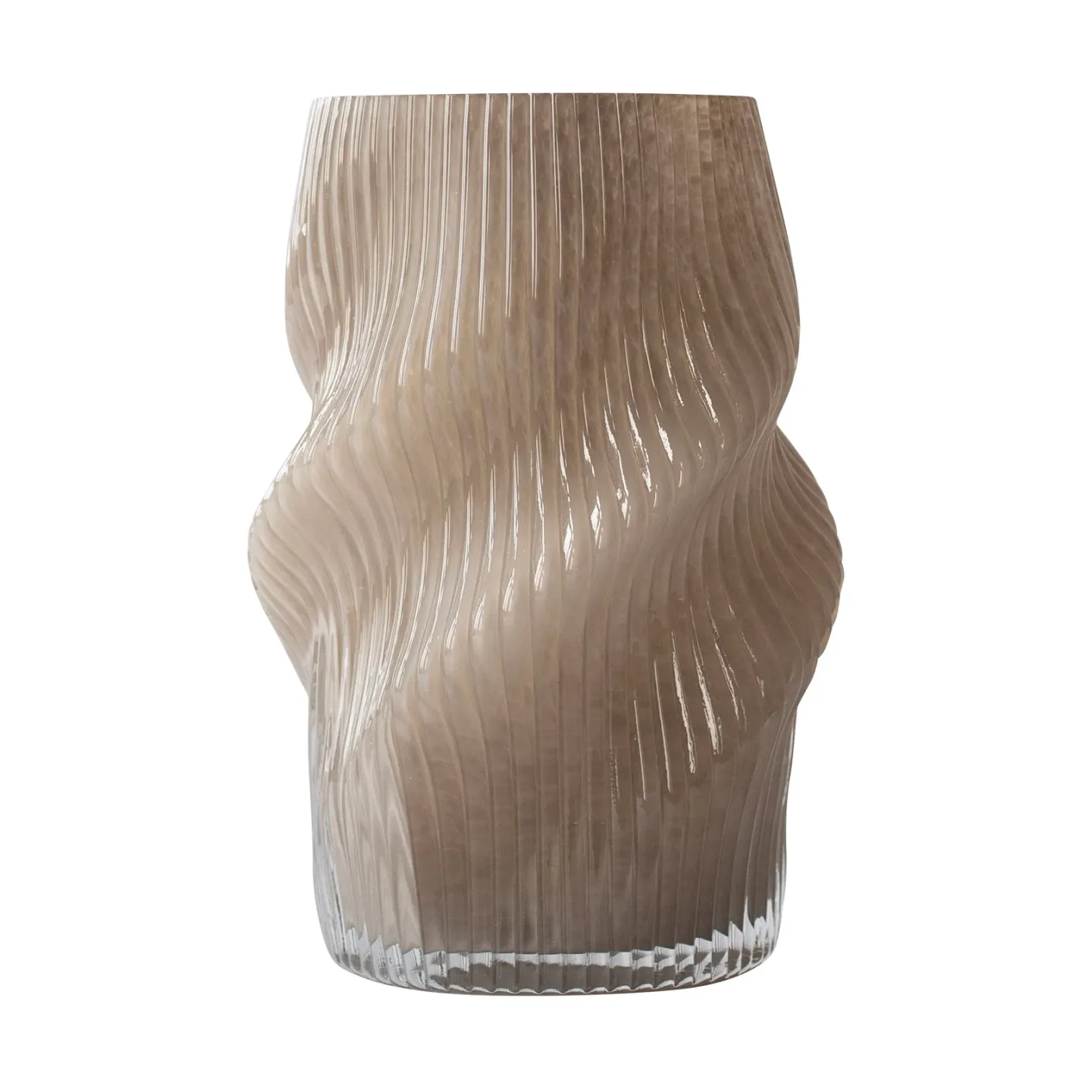 Tell Me More Fano Vase 25 cm Taupe