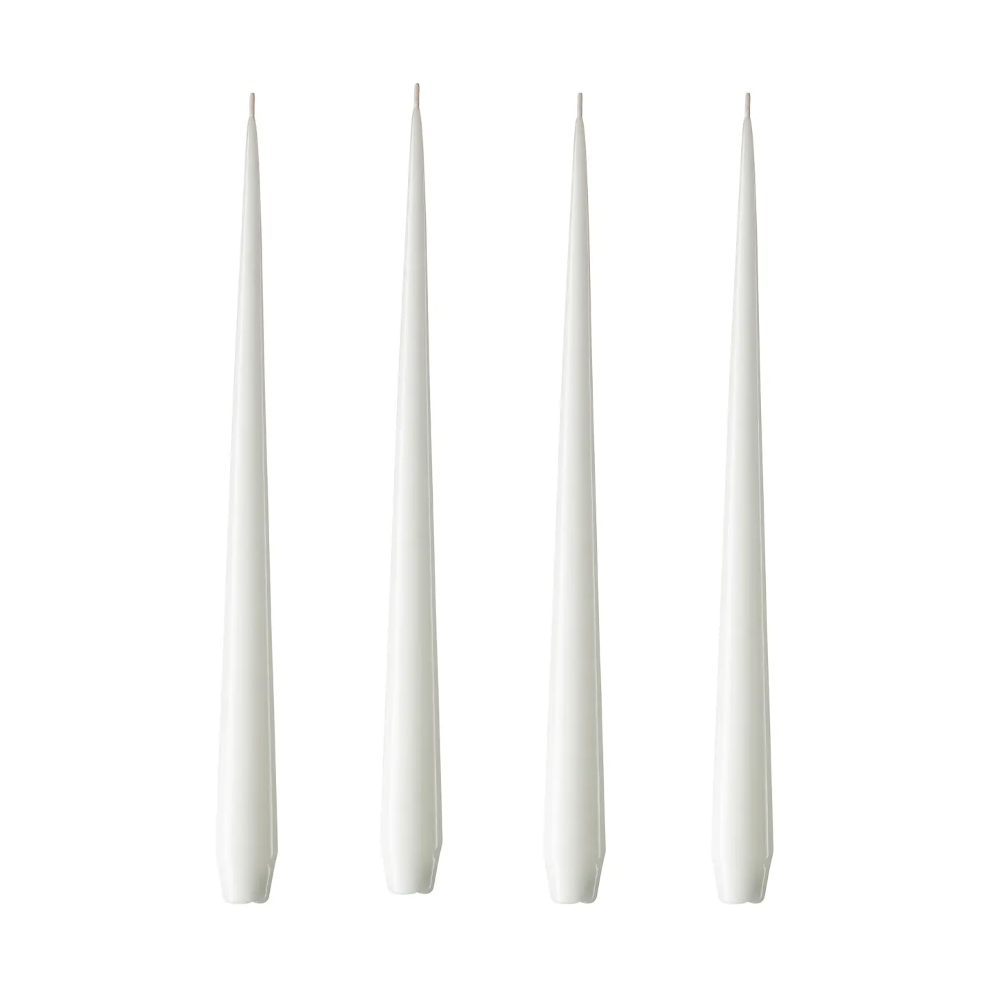 ester & erik ester & erik Kerze 4er Pack lackiert pure white, 32 cm
