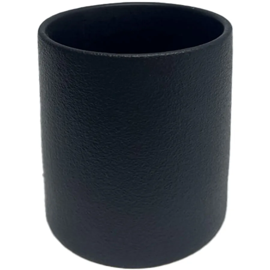 Zahnbecher Ella Schwarz Keramik 7.7 cm 9.8 cm