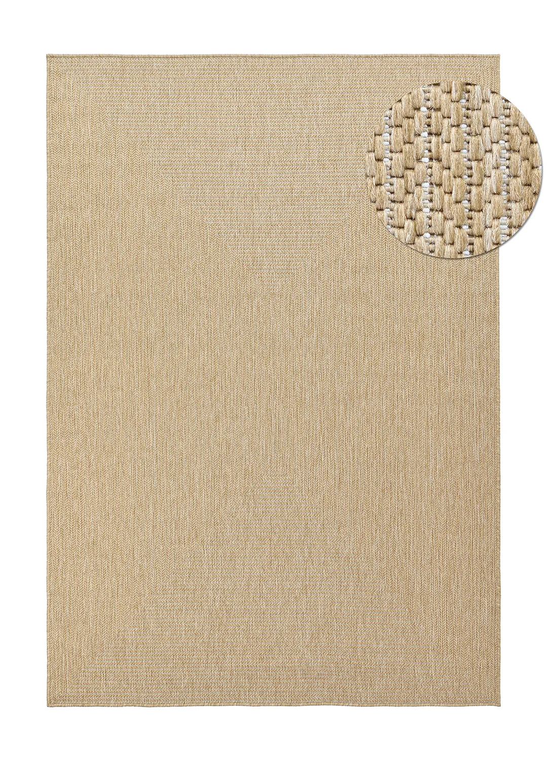 Innendørs/Utendørs tepper - Arlo (natur) (Størrelse: 160 x 230 cm)