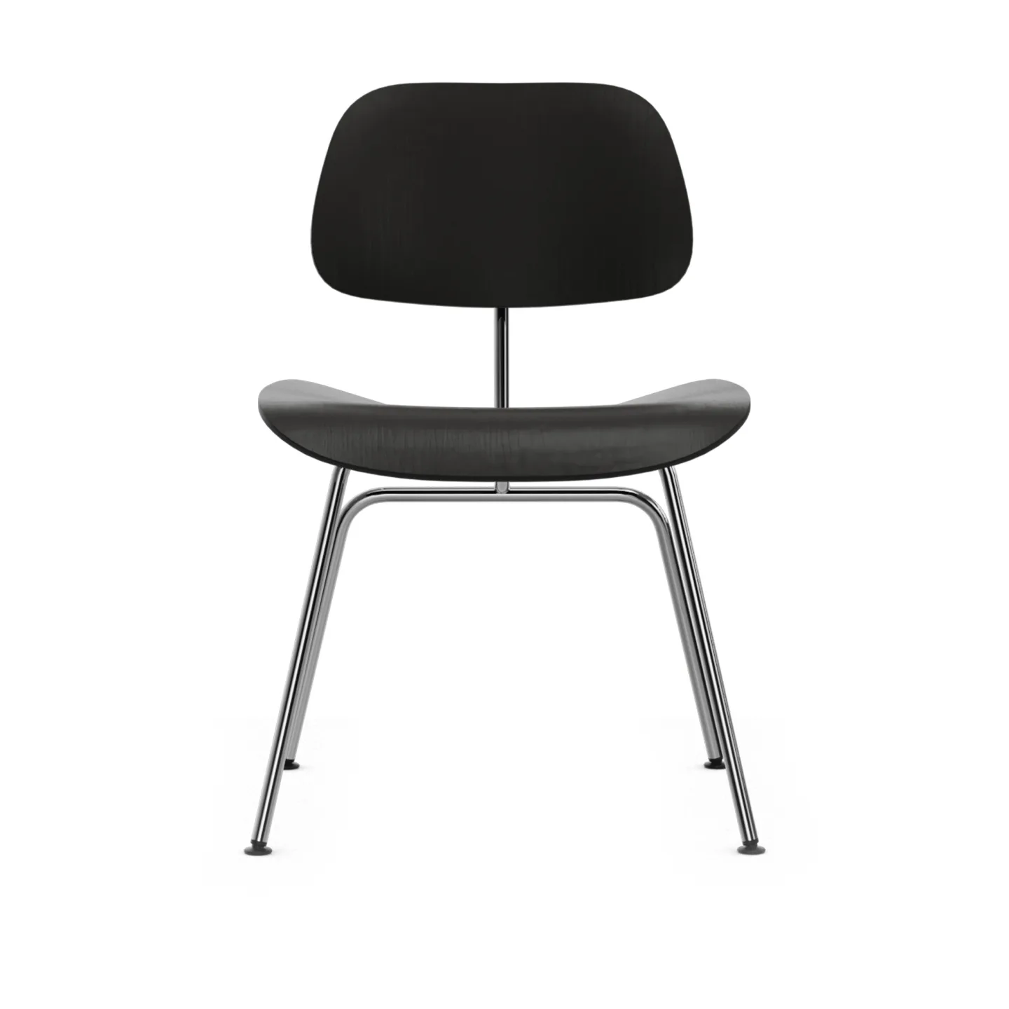 Vitra - Plywood Group - DCM, Plywood Black Ash - Matstolar - Charles & Ray Eames - Brun - Trä/Syntetiskt