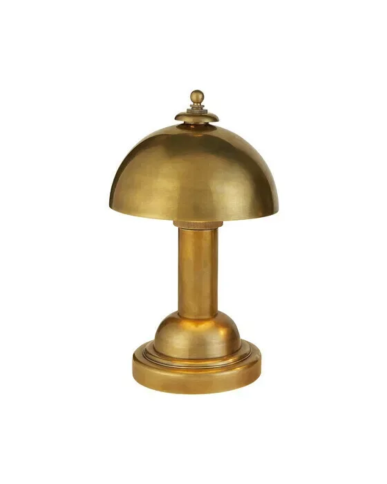 Totie bordlampe antik messing
