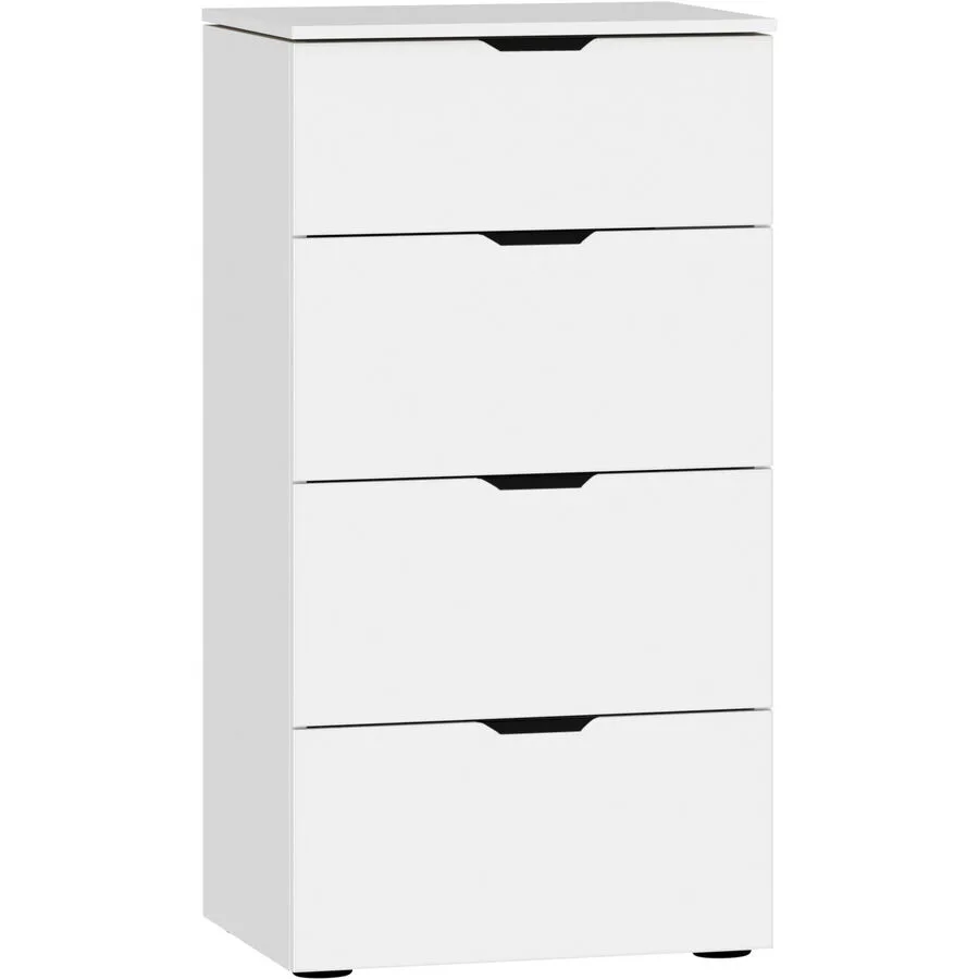 Kommode Arena Beimöbel weiss Holzwerkstoff B 45 H 87 cm