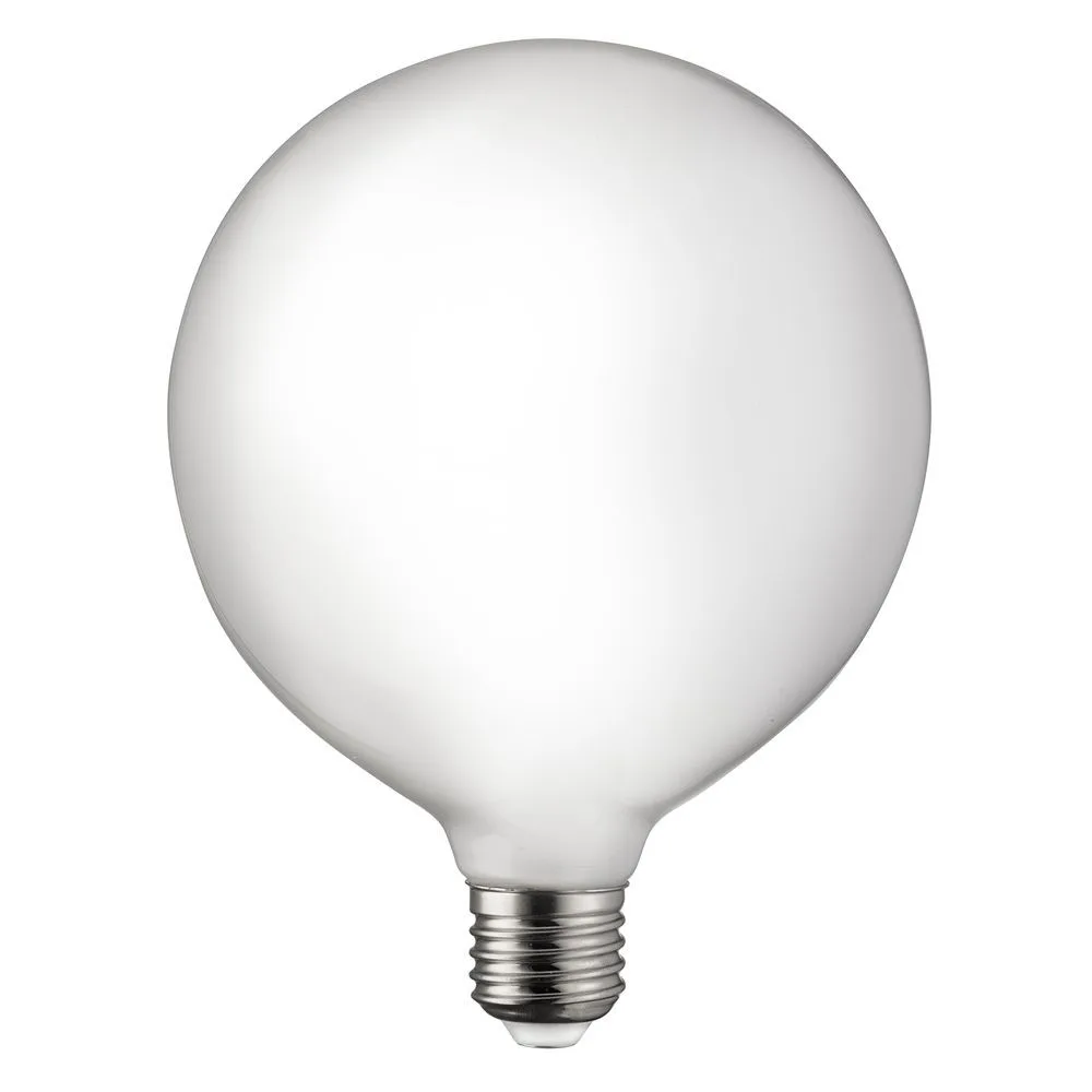 Globlampa Opal Matt 125mm Dimbar 680lm 827 E27