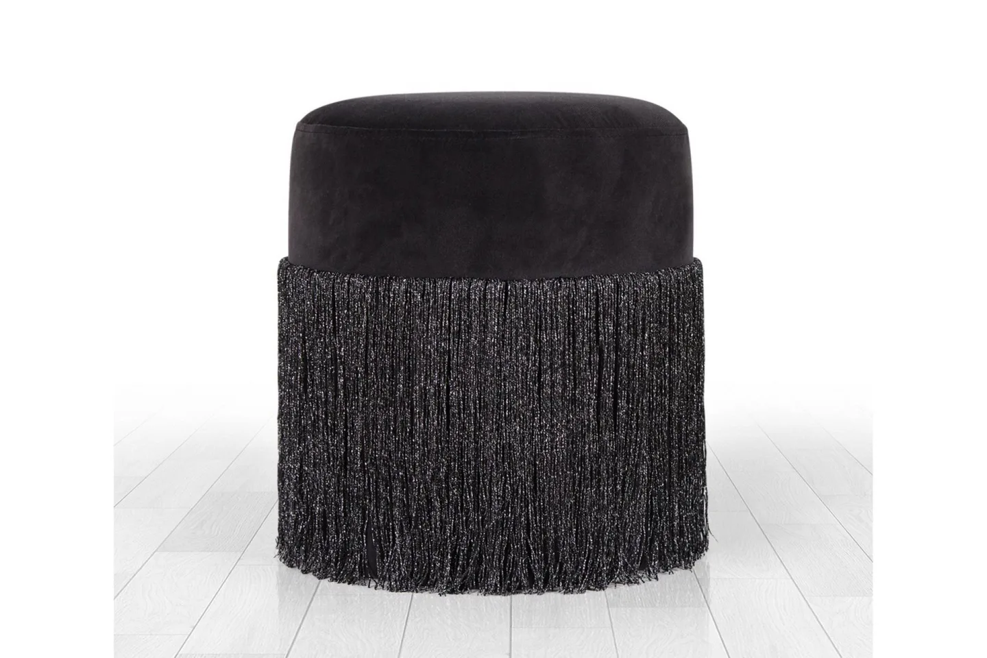 Glassboro Sittpuff 40 cm - Svart