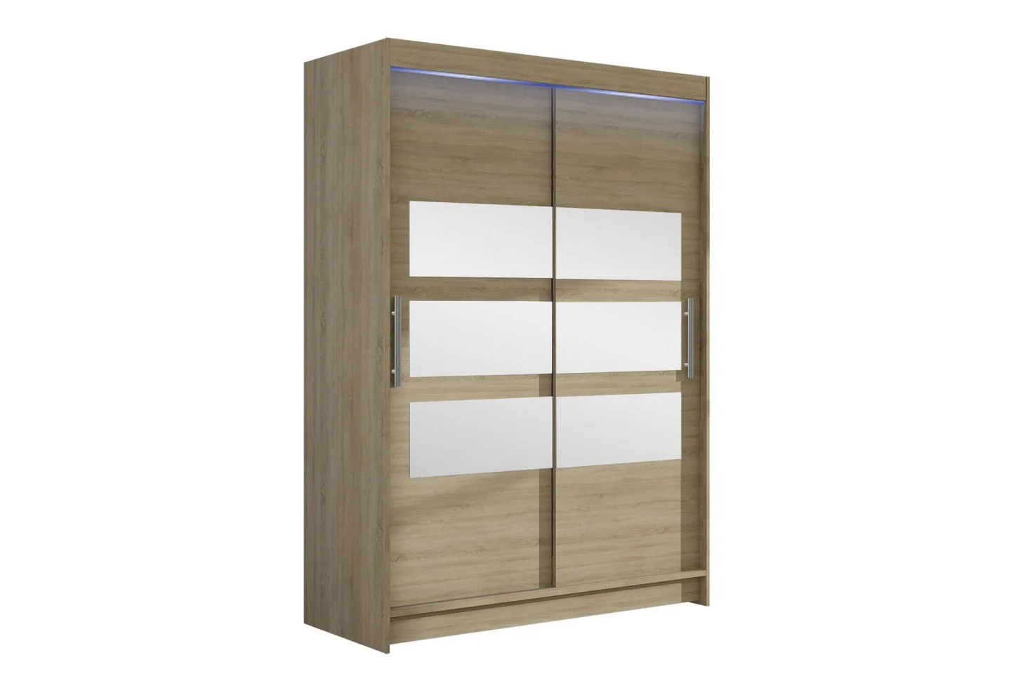 Estella Garderob med Spegel 120x200 cm - Beige