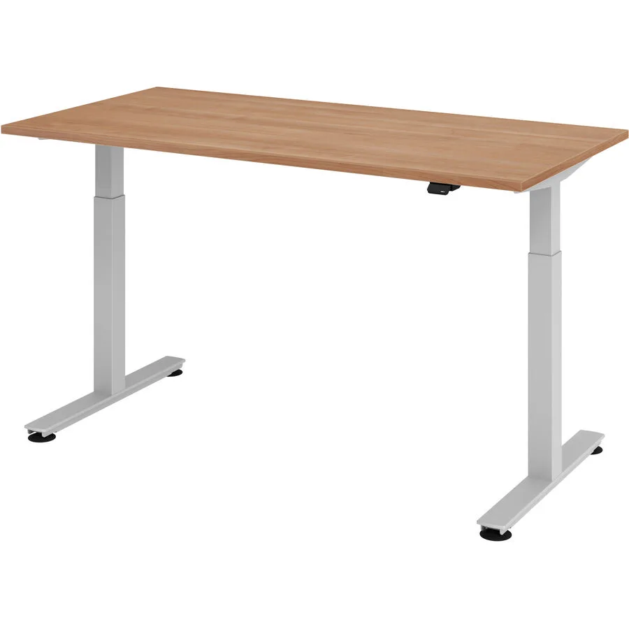 Schreibtisch Office Nussbaum Dekor Holzwerkstoff B 160 T 80 cm
