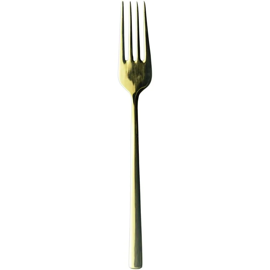 MÄSER Gabel-Set Oneda Gold Edelstahl