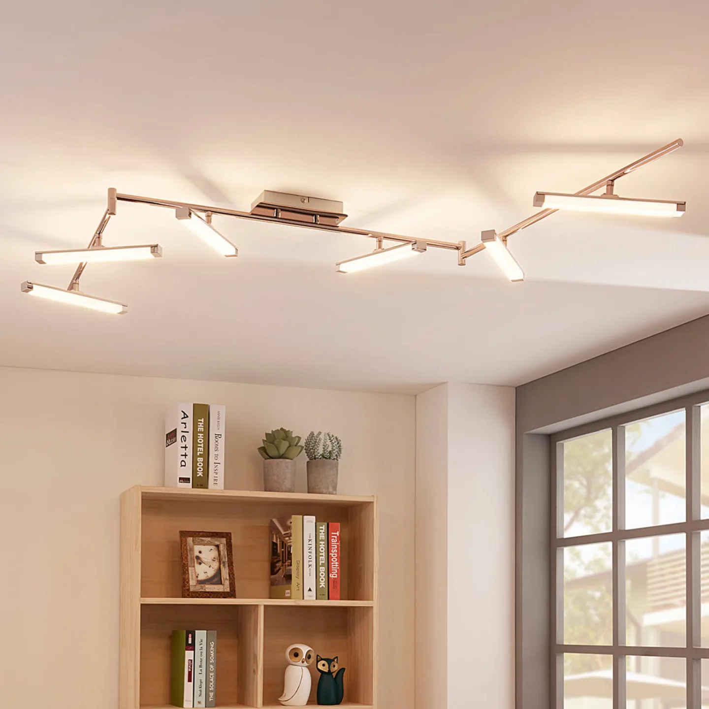 Pilou Deckenleuchte White/Chrome - Lindby - Küche - Modern - Metall - Mehrflammig