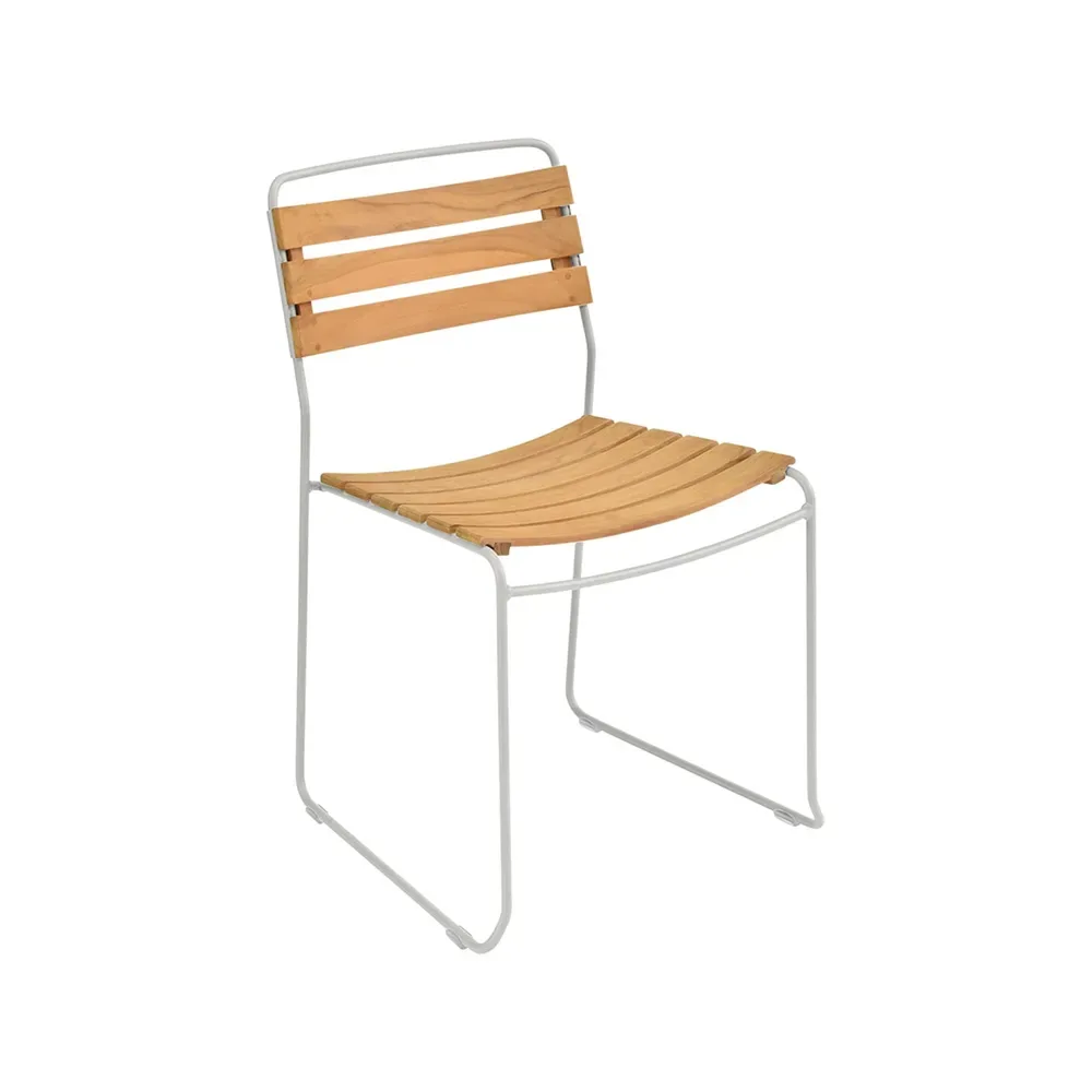 Fermob Surprising Teak stol Steel grey