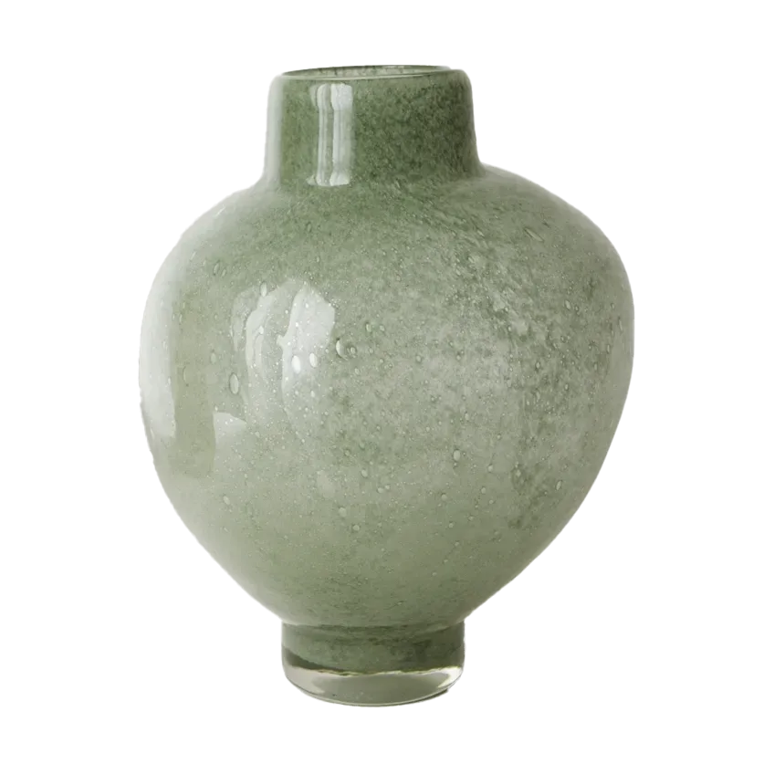 Olsson & Jensen Mila Vase klein 19,5 cm Grün