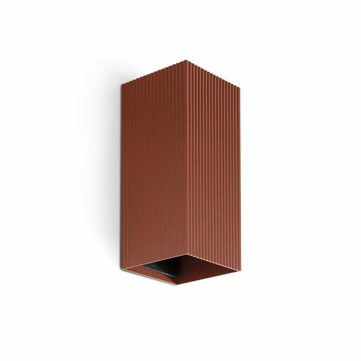 Faro Barcelona - Lune 15cm - Vägglampa - Terracotta räfflad