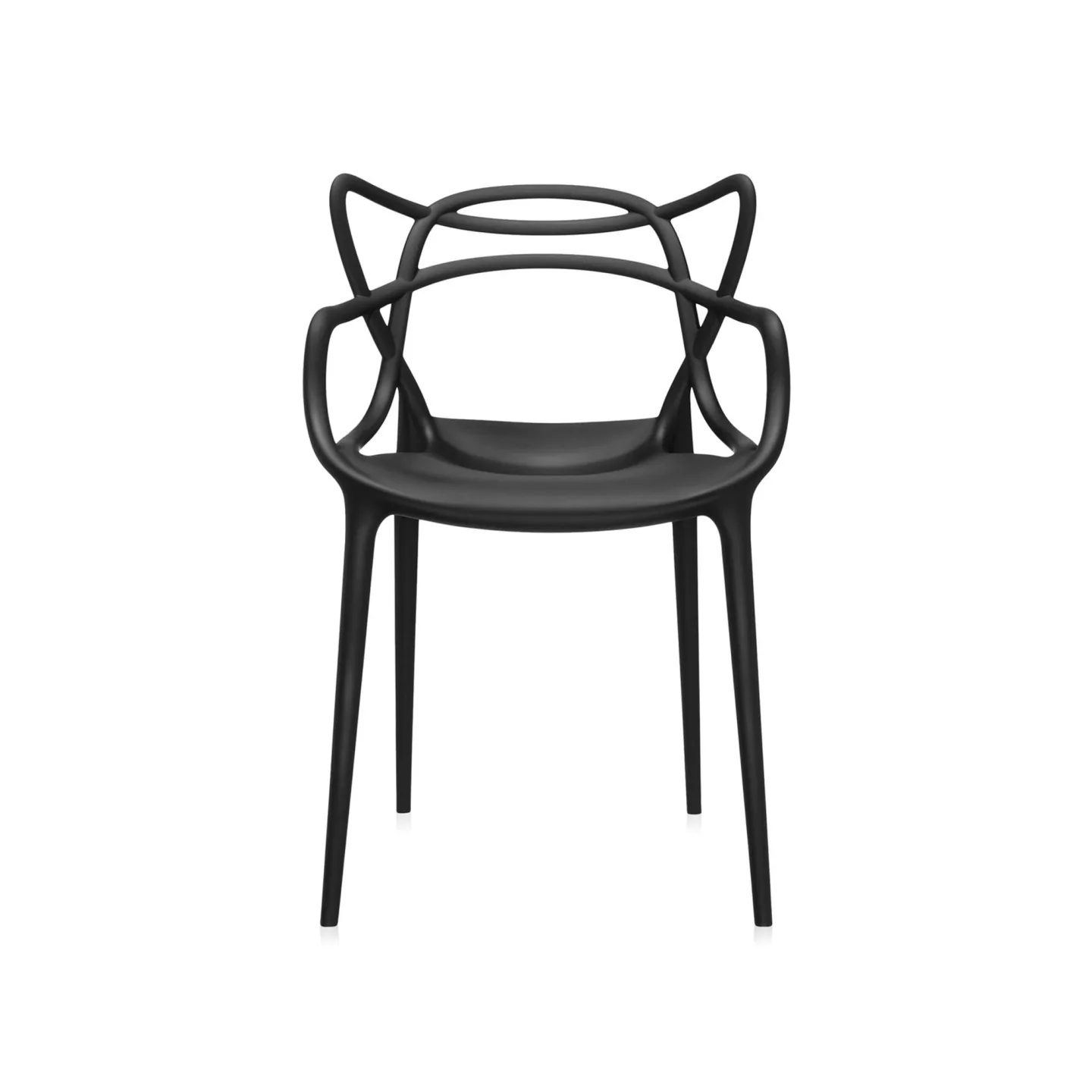 Kartell - Masters Chair 5865 / Black - Matstolar - Philippe Starck - Svart - Plast