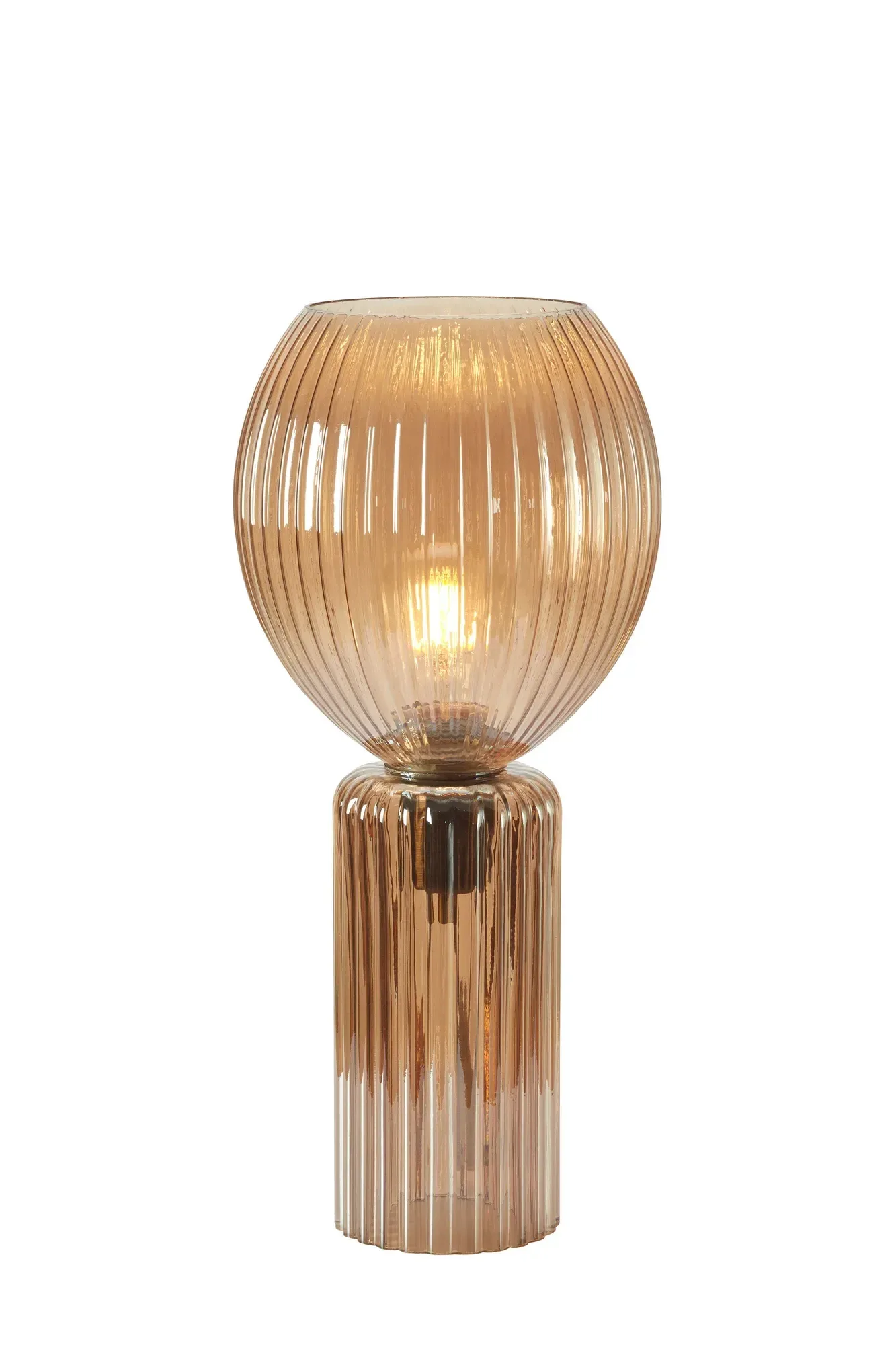 Toulipa Tischlampe Bernstein