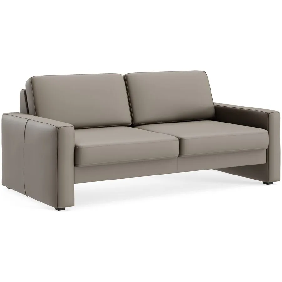 Sofa Devin Leder taupe B 180 T 90 cm - Möbel Konfigurator: Traummöbel individuell zusammenstellen