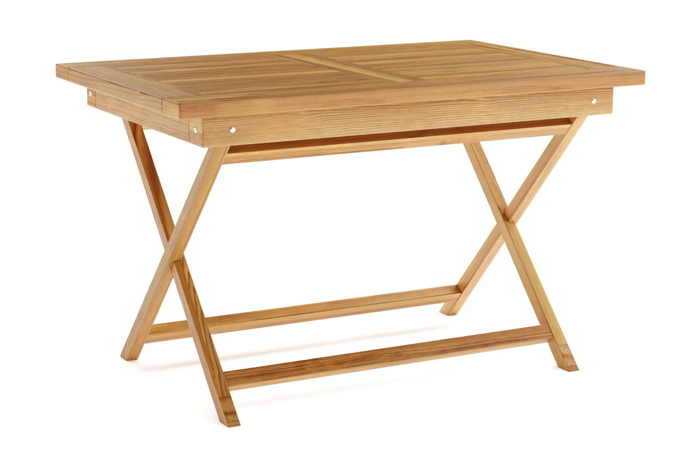 Menorca Litet Rektangulärt Matbord i trä Utomhus 80x120 cm - Trä/Natur
