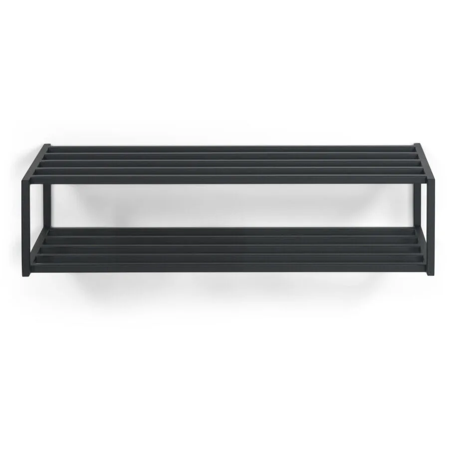 Spinder Design Schuhregal Hesta Schwarz Stahl 78 cm 20.5 cm