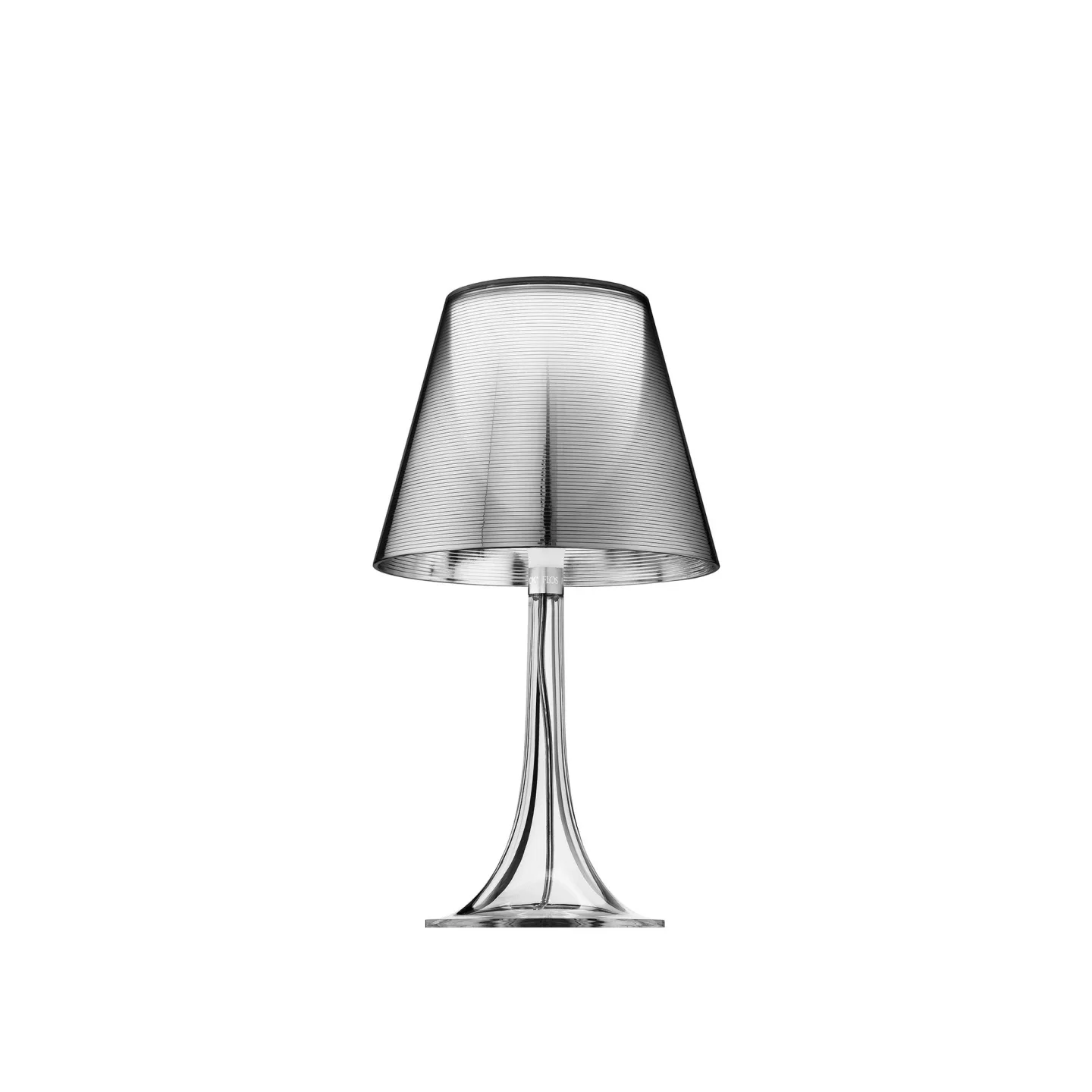 Flos Miss K bordslampa Silver-transparent fot