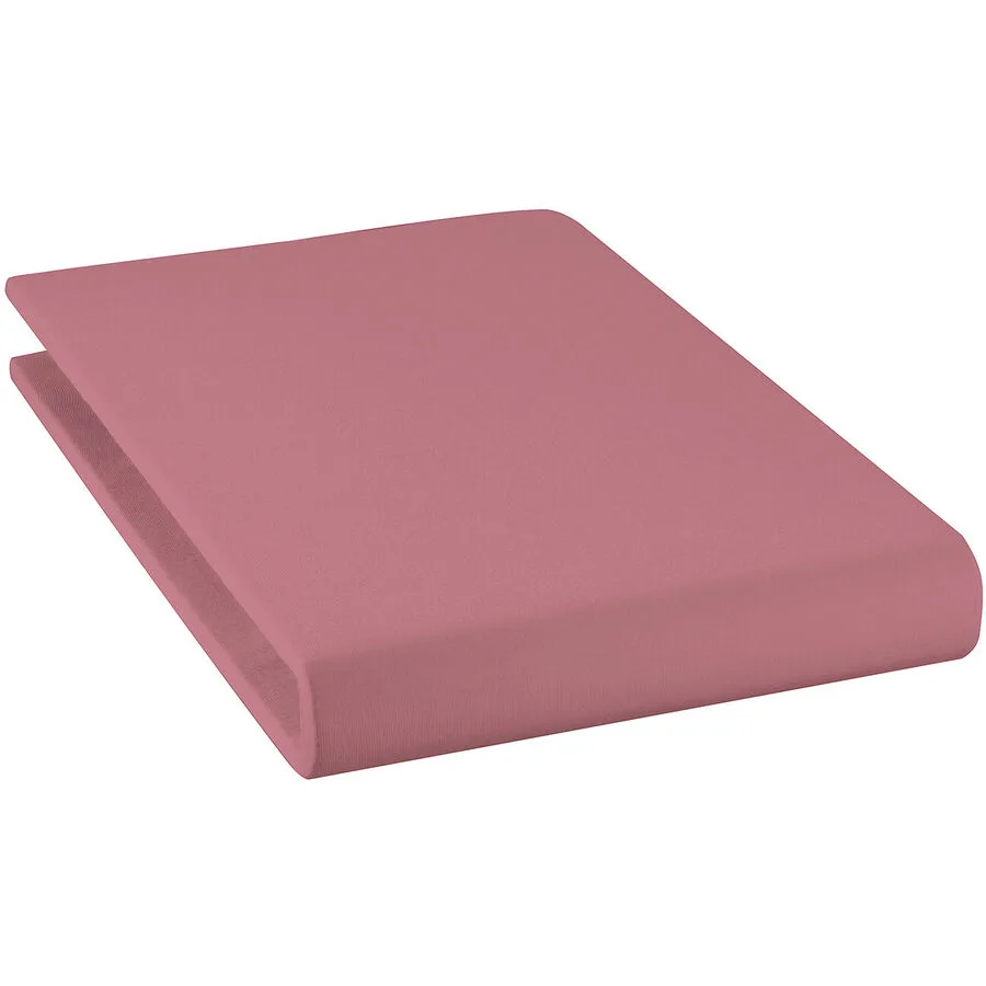 Fixleintuch Mara Rosa Baumwolle 180 x 200 cm - Material: 94% Bio Baumwolle GOTS / 6% Elasthan