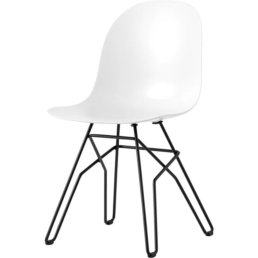 CONNUBIA Schalenstuhl Academy weiss Polypropylen/Metall B 44.5 cm