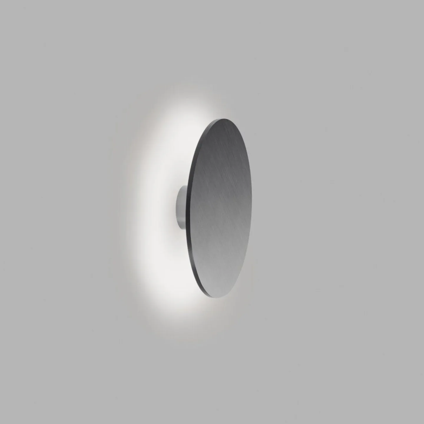 Soho W4 Wandlampe, Ø 40 cm, IP54, CCT, grau - LIGHT-POINT - Terrasse - Aluminium