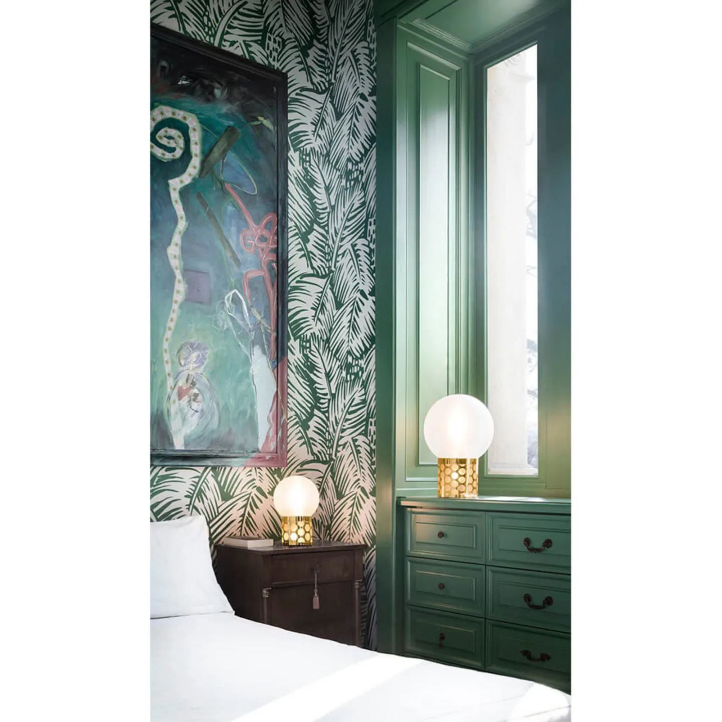 Atmosfera Bordlampe Medium Gold - Slamp - Stue - Plast