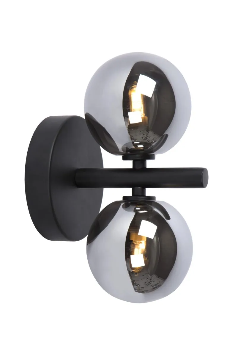 Lucide - Tycho 22cm - Vägglampa - Rökfärgad