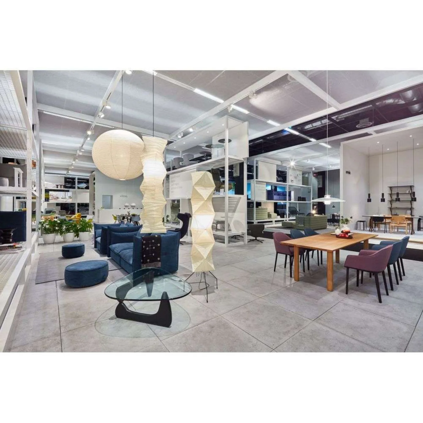 Akari UF4-33N Stehleuchte - Vitra - Wohnzimmer - Papier / Karton